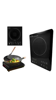 Cooktop de Indução Vijoli Portátil 1 Boca Vidro Slim Touch