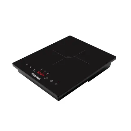 Cooktop de Indução Itatiaia Essencial Portátil 1 Boca com Timer e Trava de Segurança Vidro Preto 220V 1500W