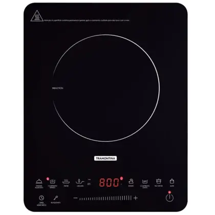 Cooktop de Indução Tramontina Slim Touch Portátil 1 Boca 220V EI30 94714132