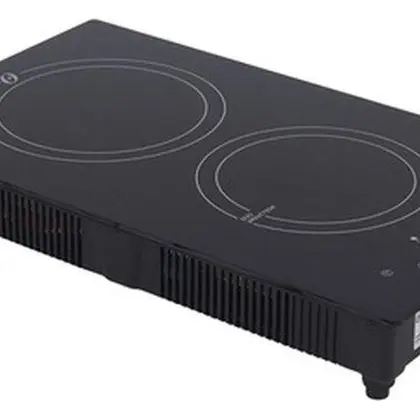 Cooktop a Indução Oster 2 Bocas Vidro Painel Touch 127V 29x51cm
