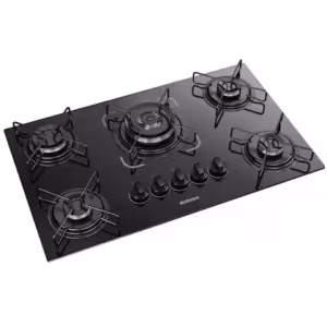 Cooktop a Gás Itatiaia Essencial 5 Bocas Tripla Chama Preto Bivolt Cooktop a Gás Itatiaia Essencial 5 Bocas Tripla Chama Preto Bivolt