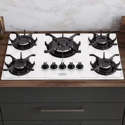 Cooktop a Gás Itatiaia Itamaster 5 Bocas Branco