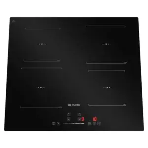 Cooktop de Indução Mueller 4 Bocas com Turbo 220V MCN4BK