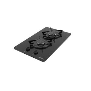 Cooktop a Gás Nardelli 2 Bocas Vidro Preto Flange Esmaltada NDL 2B Cooktop a Gás Nardelli 2 Bocas Vidro Preto Flange Esmaltada NDL 2B
