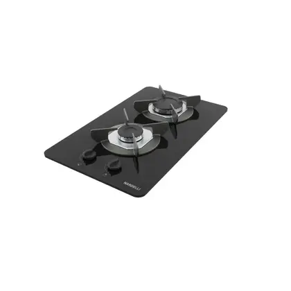 Cooktop a Gás Nardelli Safe 2 Bocas Trempe de Ferro Fundido
