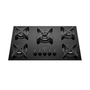 Cooktop a Gás Dako Supreme 5 Bocas Automático Mesa de Vidro Mega Chama Bivolt Cooktop a Gás Dako Supreme 5 Bocas Automático Mesa de Vidro Mega Chama Bivolt