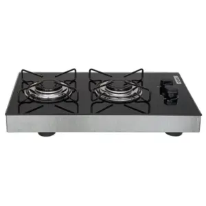 Cooktop a Gás WIN FLAT 2 Bocas de Sobrepor Preto Acendimento Manual Cooktop a Gás WIN FLAT 2 Bocas de Sobrepor Preto Acendimento Manual