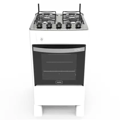 Fogão de Piso 4 Bocas Realce Acendimento Automático Bivolt CR209