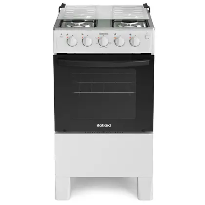 Fogão de Piso 4 Bocas Itatiaia Star New Acendimento Automático Forno Limpa Fácil Cor Branco Bivolt