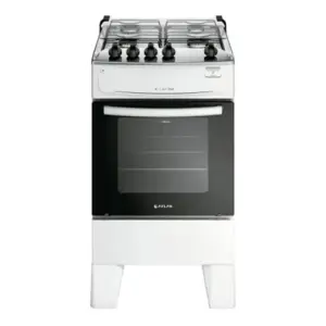 Fogão de Piso 4 Bocas Atlas Milão Top Acendimento Automático Cor Branco