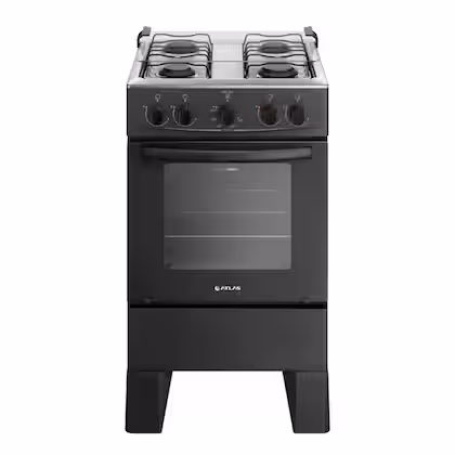 Fogão de Piso 4 Bocas Atlas Milão Acendimento Manual Cor Preto