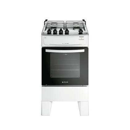 Fogão de Piso 4 Bocas Atlas Milão Top Mesa de Inox Bivolt