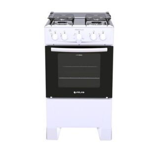 Fogão de Piso 4 Bocas Atlas Monaco Plus Mesa de Inox Cor Branco Bivolt 300000713 Fogão de Piso 4 Bocas Atlas Monaco Plus Mesa de Inox Cor Branco Bivolt 300000713
