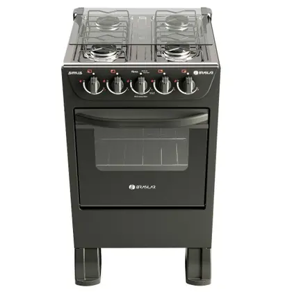 Fogão de Piso 4 Bocas Braslar New Sirius 2023 Cor Preto
