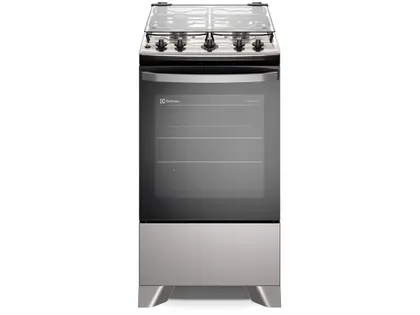 Fogão de Piso 4 Bocas Electrolux Efficient PerfectCook Cor Prata FE4IS