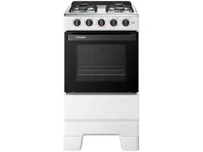 Fogão de Piso 4 Bocas Esmaltec Ideal Pop Cor Branco 4120
