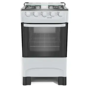 Fogão de Piso 4 Bocas Mueller Acendimento Manual Cor Branco Fogão de Piso 4 Bocas Mueller Acendimento Manual Cor Branco