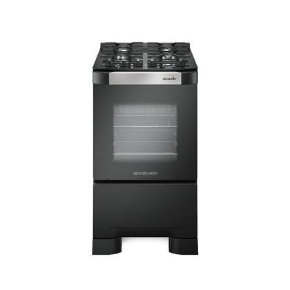 Fogão de Piso 4 Bocas Mueller Decorato Vetro G3