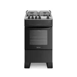 Fogão de Piso 4 Bocas Atlas Mônaco Top Mesa de Inox Cor Preto Bivolt Fogão de Piso 4 Bocas Atlas Mônaco Top Mesa de Inox Cor Preto Bivolt