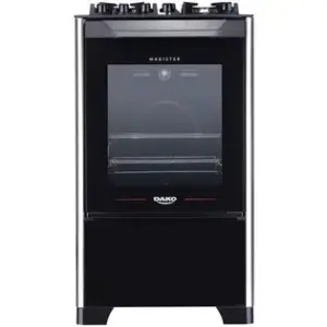 Fogão de Piso 4 Bocas Dako Magister Mesa de Vidro Cor Preto Fogão de Piso 4 Bocas Dako Magister Mesa de Vidro Cor Preto