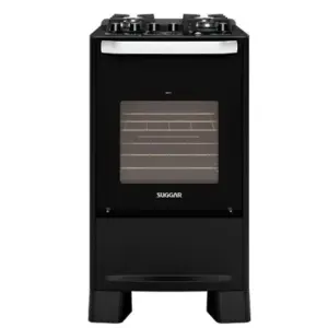 Fogão de Piso 4 Bocas Suggar Best Glass Mesa de Vidro Acendimento Automático Cor Preto Fogão de Piso 4 Bocas Suggar Best Glass Mesa de Vidro Acendimento Automático Cor Preto