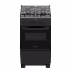 Fogão de Piso 4 Bocas Venax Da Vinci GIII BL Mesa de Inox Cor Preto Fosco Gás GLP Fogão de Piso 4 Bocas Venax Da Vinci GIII BL Mesa de Inox Cor Preto Fosco Gás GLP