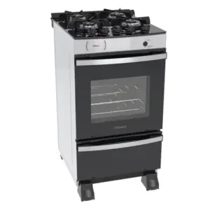 Fogão de Piso 4 Bocas Venax Maxi Vitreo Cor Branco Gás GLP Fogão de Piso 4 Bocas Venax Maxi Vitreo Cor Branco Gás GLP