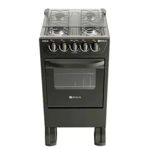 Fogão de Piso 4 Bocas Braslar New Sirius Cor Preto Fogão de Piso 4 Bocas Braslar New Sirius Cor Preto