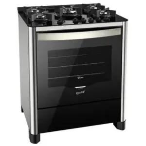 Fogão de Piso 5 Bocas Fischer Gran Cheff a Gás com Grill Elétrico 26988 Fogão de Piso 5 Bocas Fischer Gran Cheff a Gás com Grill Elétrico 26988