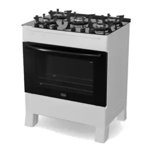 Fogão de Piso 5 Bocas Realce Smart Glass a Gás CR222 Fogão de Piso 5 Bocas Realce Smart Glass a Gás CR222