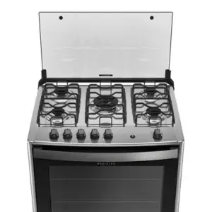 Fogão de Piso 5 Bocas Dako Magister Automático Preto