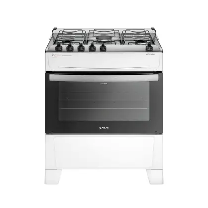 Fogão de Piso 5 Bocas Atlas Atenas com Mesa Inox Bivolt