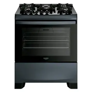 Fogão de Piso 5 Bocas Dako Supreme Timer Glass New com Painel Touch e Timer Digital Bivolt