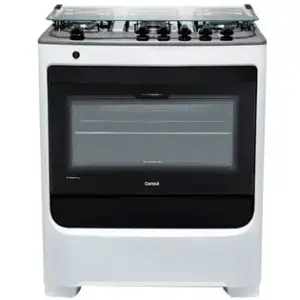 Fogão de Piso 5 Bocas Consul Branco CFS5NABUNA Fogão de Piso 5 Bocas Consul Branco CFS5NABUNA