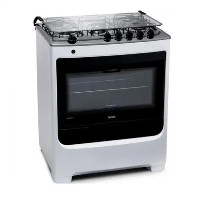 Fogão de Piso 5 Bocas Consul com Acendimento Automático Branco CFS5NAB