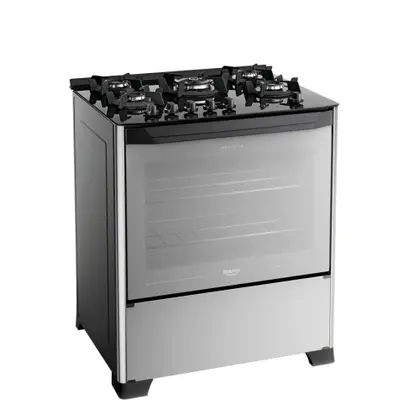 Fogão de Piso 5 Bocas Dako Magister Style com Frente de Vidro Espelhado