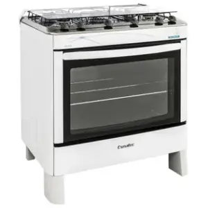 Fogão de Piso 5 Bocas Esmaltec Ágata Branco Fogão de Piso 5 Bocas Esmaltec Ágata Branco