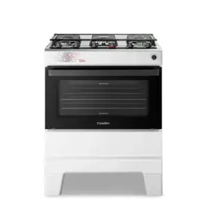 Fogão de Piso 5 Bocas Esmaltec Ideal Master Limpa Fácil Branco/Inox Bivolt T5ITB Fogão de Piso 5 Bocas Esmaltec Ideal Master Limpa Fácil Branco/Inox Bivolt T5ITB