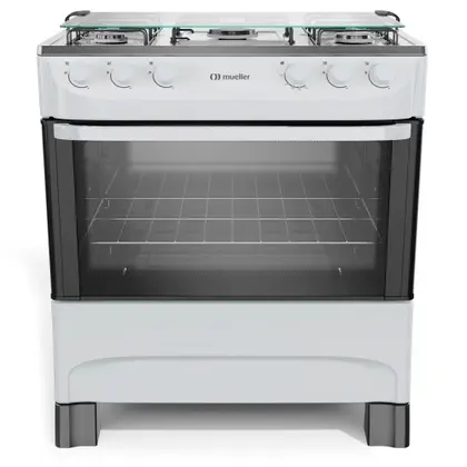 Fogão de Piso 5 Bocas Mueller com Acendimento Manual Branco