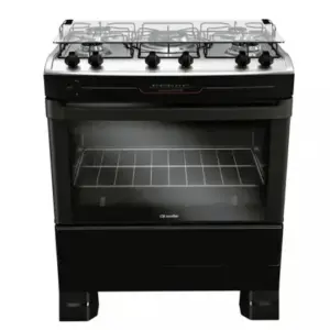 Fogão de Piso 5 Bocas Mueller com Acendimento Automático MFI5BF Fogão de Piso 5 Bocas Mueller com Acendimento Automático MFI5BF