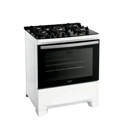 Fogão de Piso 5 Bocas Dako Supreme Glass com Acendimento Automático Bivolt