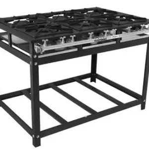 Fogão Industrial 6 Bocas Kenok Super P7 Baixa Pressão 6 Queimadores Simples Fogão Industrial 6 Bocas Kenok Super P7 Baixa Pressão 6 Queimadores Simples