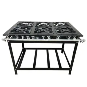 Fogão Industrial 6 Bocas Cefaz Linha Gold Baixa Pressão CFZG-135 Fogão Industrial 6 Bocas Cefaz Linha Gold Baixa Pressão CFZG-135