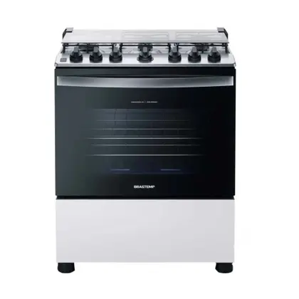 Fogão de Piso 6 Bocas Brastemp com Acendimento Automático BFS6NCB