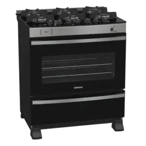 Fogão de Piso 6 Bocas Venax Maxi Vitreo Inox a Gás GLP Fogão de Piso 6 Bocas Venax Maxi Vitreo Inox a Gás GLP