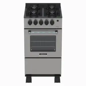 Fogão de Piso 4 Bocas Venax Gaudi Line Cor Inox Fogão de Piso 4 Bocas Venax Gaudi Line Cor Inox