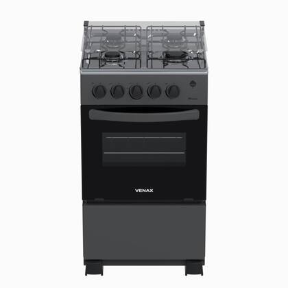 Fogão de Piso 4 Bocas Venax Picasso GIII Cor Grafite