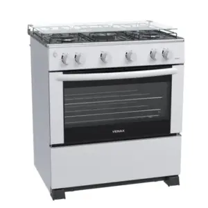 Fogão de Piso 5 Bocas Venax Gaudi GIII a Gás Branco Fogão de Piso 5 Bocas Venax Gaudi GIII a Gás Branco