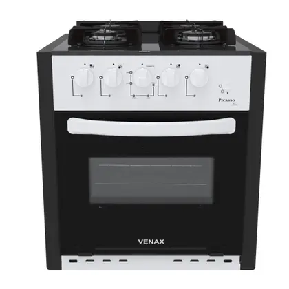 Fogão de Embutir 4 Bocas Venax Picasso Line Cor Branco