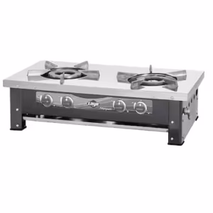 Fogão a Gás de Mesa Industrial Layr Titanyum 2 Bocas Inox Fogão a Gás de Mesa Industrial Layr Titanyum 2 Bocas Inox